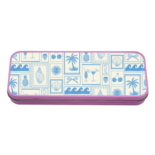 Coastal Blues - tin pencil case by The Boy and the Bear