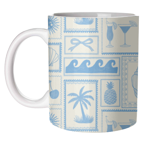Coastal Blues - unique mug by The Boy and the Bear
