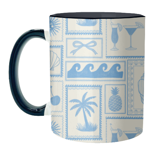 Coastal Blues - unique mug by The Boy and the Bear