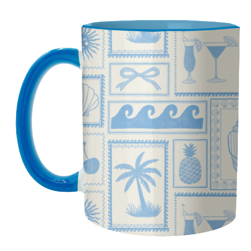Coastal Blues - unique mug by The Boy and the Bear