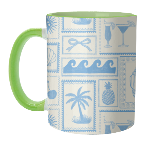 Coastal Blues - unique mug by The Boy and the Bear