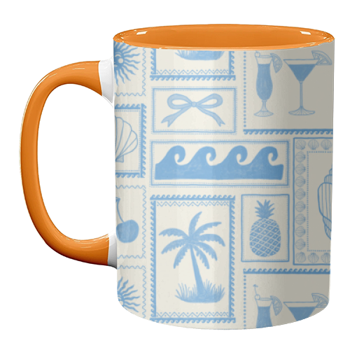 Coastal Blues - unique mug by The Boy and the Bear