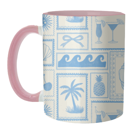 Coastal Blues - unique mug by The Boy and the Bear