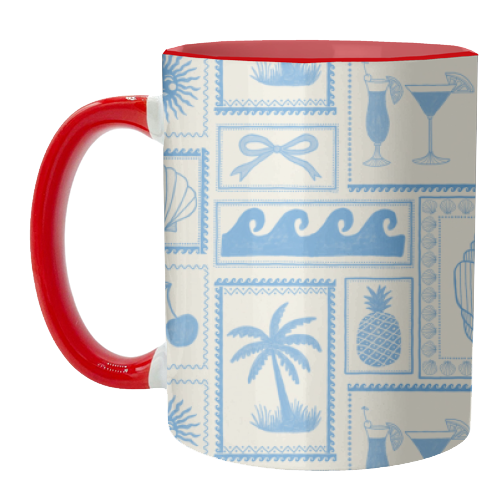 Coastal Blues - unique mug by The Boy and the Bear