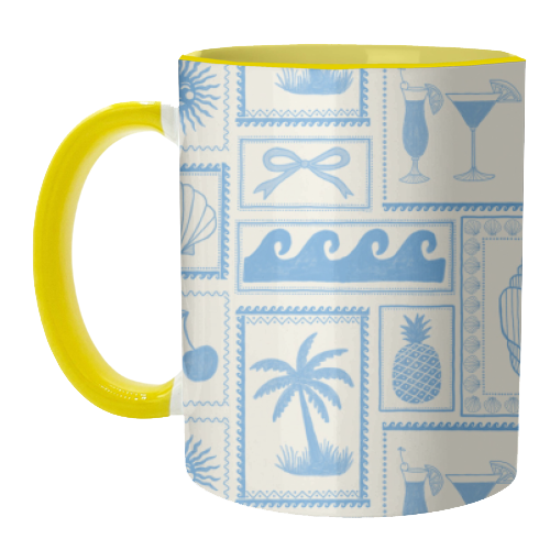 Coastal Blues - unique mug by The Boy and the Bear