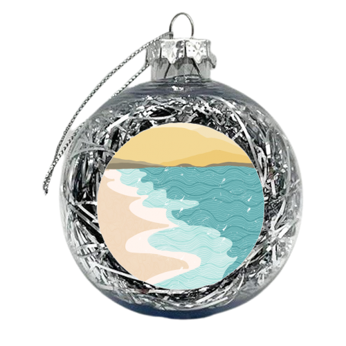 Coastline - xmas bauble by Rock and Rose Creative