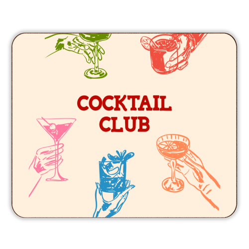 Cocktail Club - designer placemat by EZbie