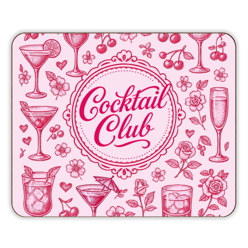 Cocktail Club - designer placemat by Lilly Rose