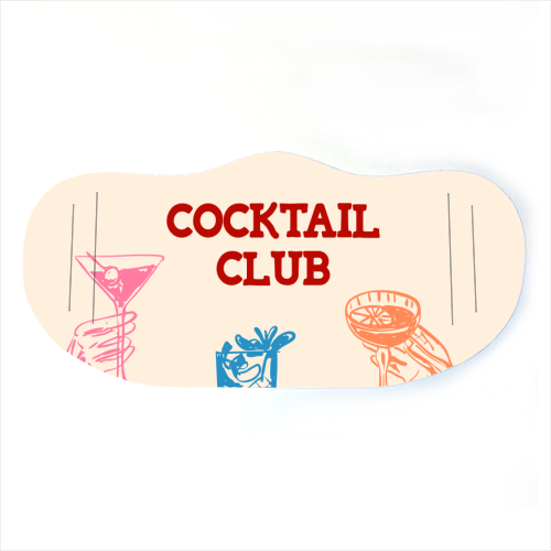 Cocktail Club - face cover mask by EZbie