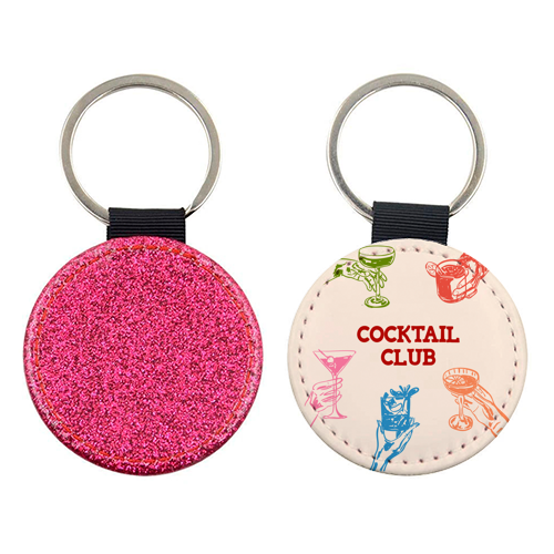 Cocktail Club - keyring by EZbie