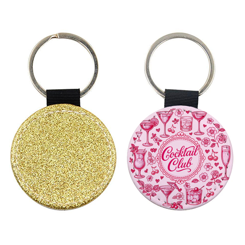 Cocktail Club - keyring by Lilly Rose