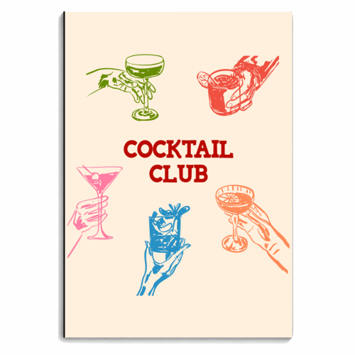 Cocktail Club - personalised A4, A5, A6 notebook by EZbie