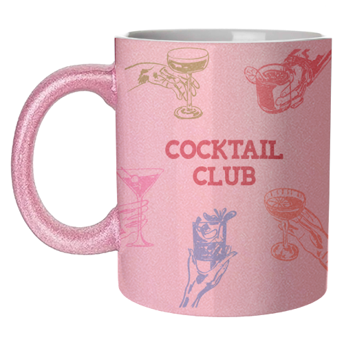Cocktail Club - unique mug by EZbie