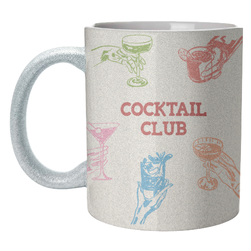 Cocktail Club - unique mug by EZbie