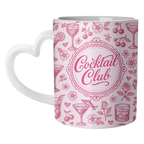 Cocktail Club - unique mug by Lilly Rose
