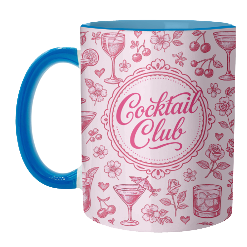 Cocktail Club - unique mug by Lilly Rose