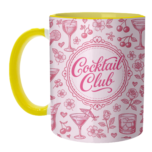 Cocktail Club - unique mug by Lilly Rose