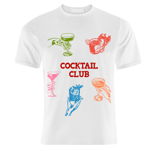 Cocktail Club - unique t shirt by EZbie