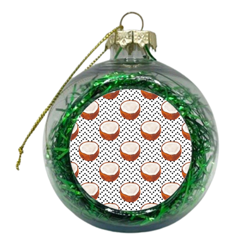 coconut pattern - xmas bauble by Anastasios Konstantinidis