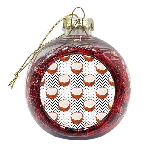 coconut pattern - xmas bauble by Anastasios Konstantinidis