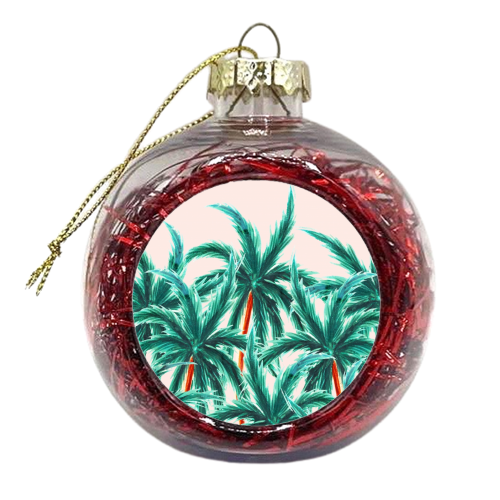 Coconut Trees - xmas bauble by Uma Prabhakar Gokhale