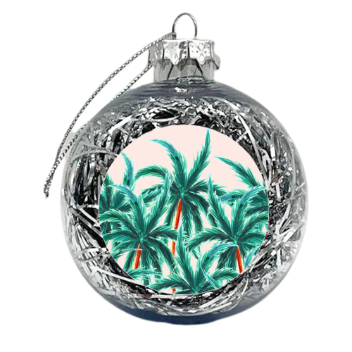 Coconut Trees - xmas bauble by Uma Prabhakar Gokhale