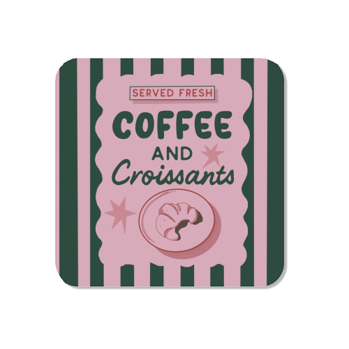 Coffee and Croissants - Magnet by Giddy Kipper