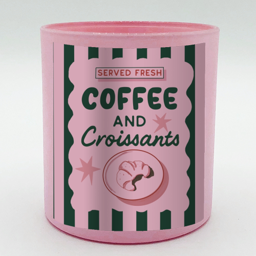 Coffee and Croissants - scented candle by Giddy Kipper