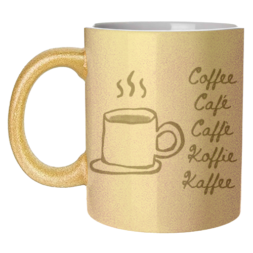Coffee Cafe - unique mug by Ms Doodle