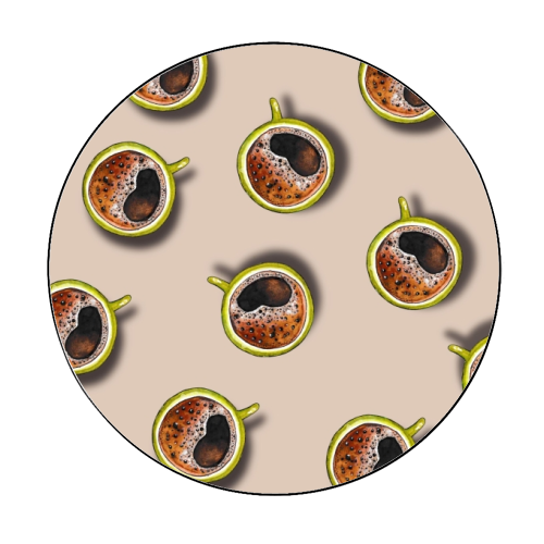 Coffee Cups - Circle Sticker by Linbylane