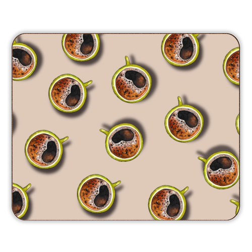 Coffee Cups - designer placemat by Linbylane
