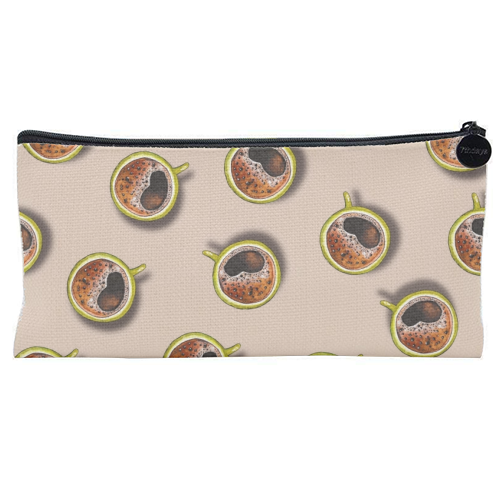 Coffee Cups - flat pencil case by Linbylane