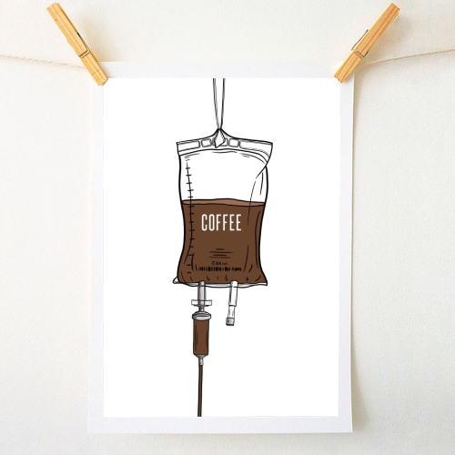 Coffee Drip - A1 - A4 art print by Adam Regester