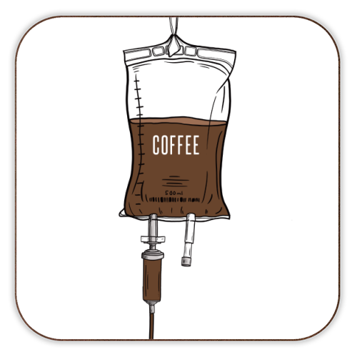 Coffee Drip - personalised beer coaster by Adam Regester