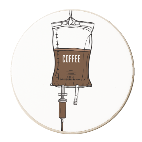 Coffee Drip - personalised beer coaster by Adam Regester