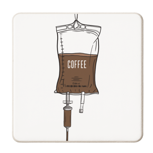 Coffee Drip - personalised beer coaster by Adam Regester