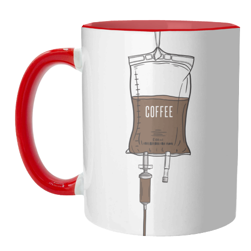 Coffee Drip - unique mug by Adam Regester