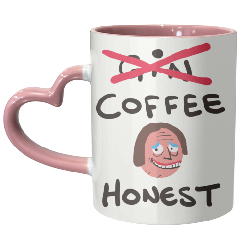 Coffee Honest - unique mug by David Black