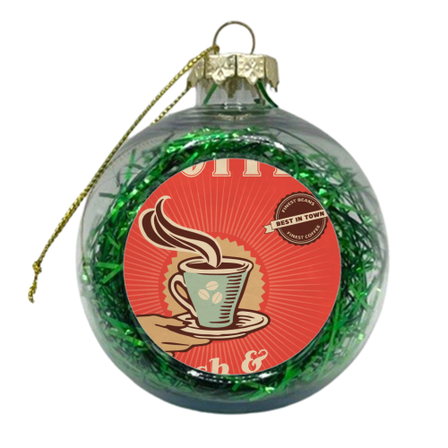 Coffee Shop - xmas bauble by InspiredImages