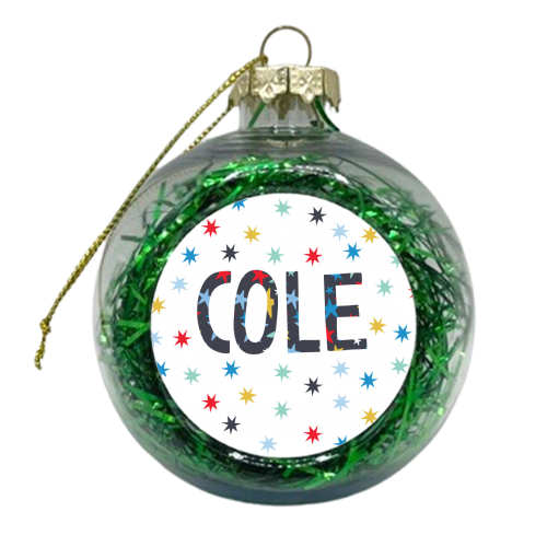 Cole - xmas bauble by The Boy and the Bear