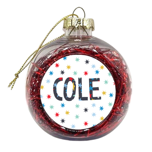 Cole - xmas bauble by The Boy and the Bear
