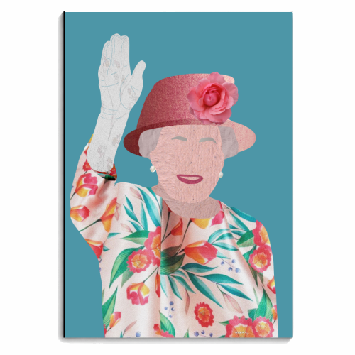 Collage Queen - personalised A4, A5, A6 notebook by Lisa Wardle