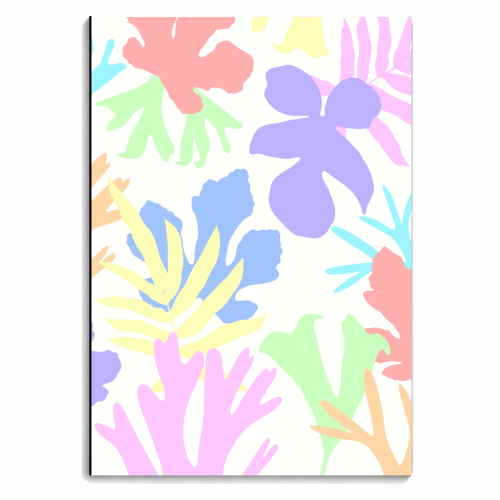 Colorful Botanical Leaves #2 #wall #art - personalised A4, A5, A6 notebook by Anita Bella Jantz