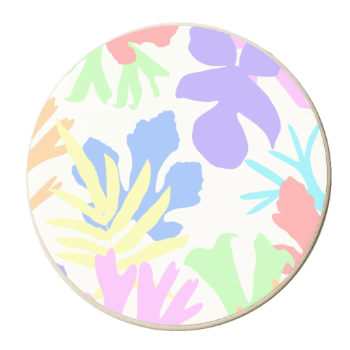 Colorful Botanical Leaves #2 #wall #art - personalised beer coaster by Anita Bella Jantz