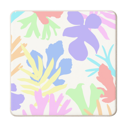 Colorful Botanical Leaves #2 #wall #art - personalised beer coaster by Anita Bella Jantz