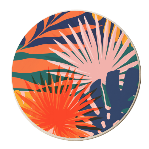 Colorful botanical - personalised beer coaster by Vitor Costa