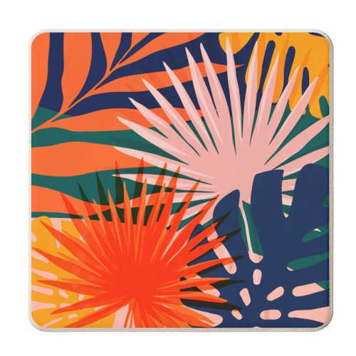Colorful botanical - personalised beer coaster by Vitor Costa