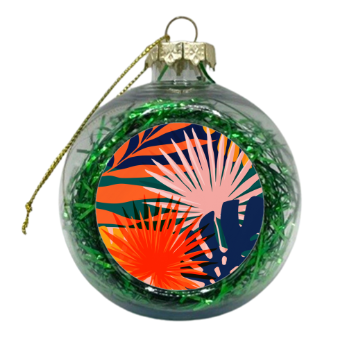Colorful botanical - xmas bauble by Vitor Costa
