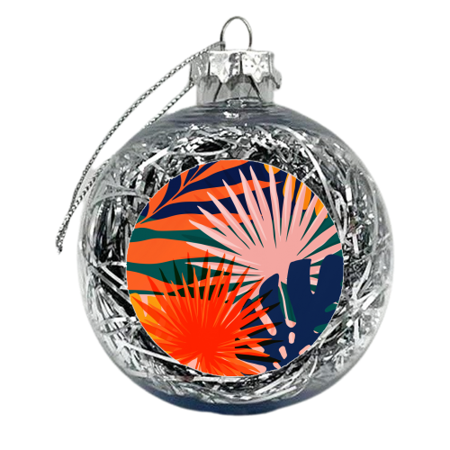 Colorful botanical - xmas bauble by Vitor Costa