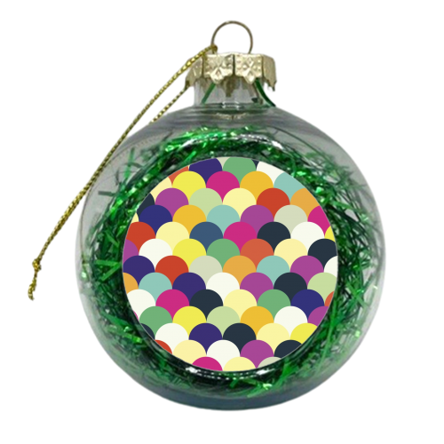 Colorful Circles  - xmas bauble by Amir Faysal
